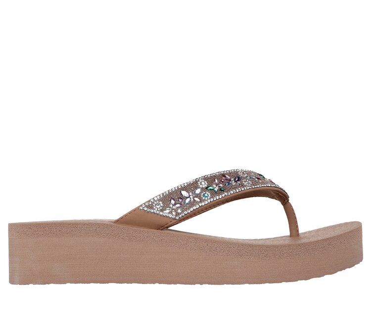 Skechers teenslipper mocca eerste thumbnail