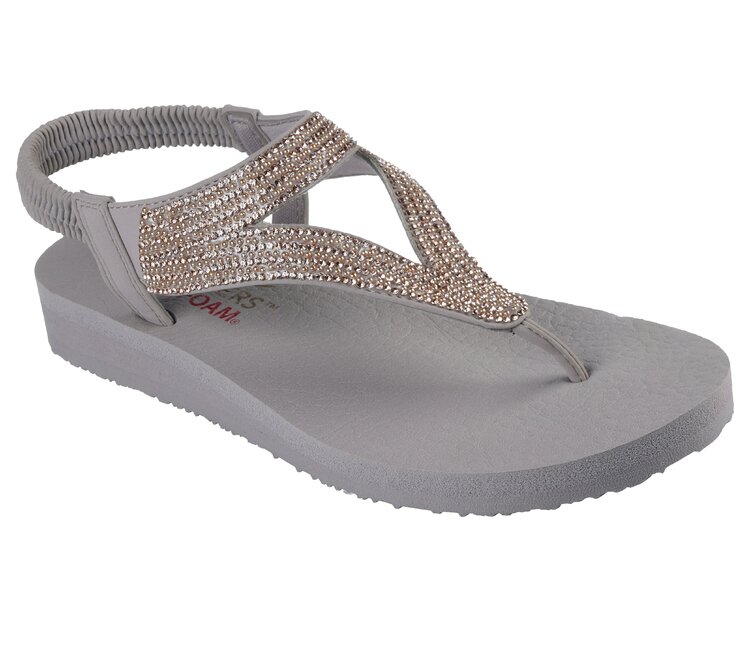Skechers teenslipper taupe tweede thumbnail