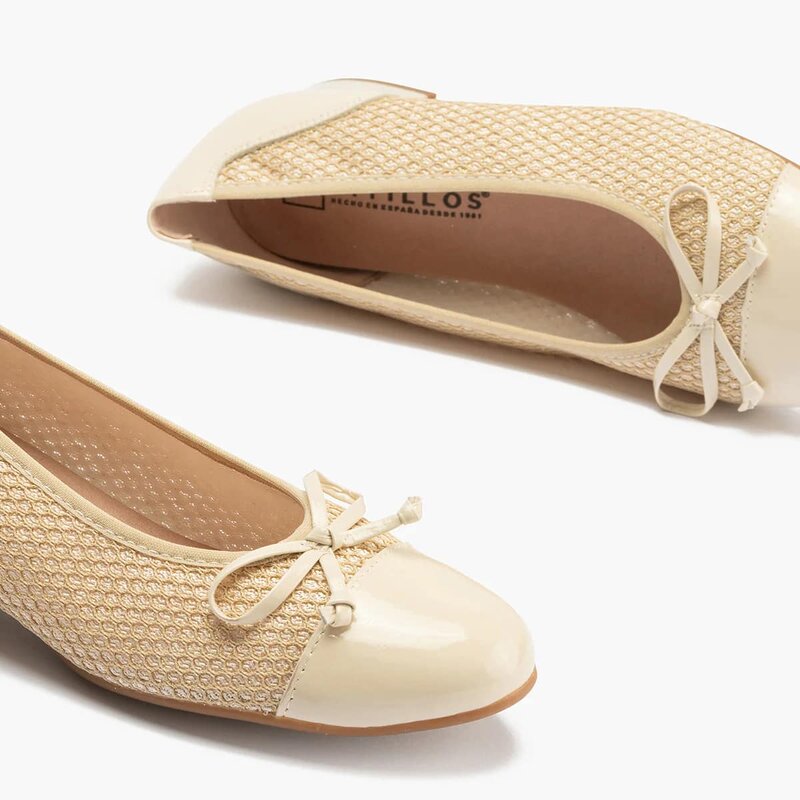 Pitillos schoen beige-photo-4