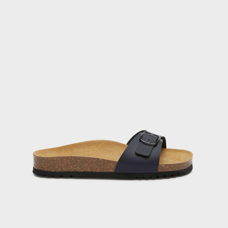 Scholl pantoffel zwart tweede thumbnail