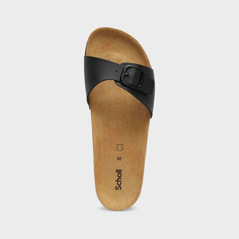 Scholl pantoffel zwart-photo-3