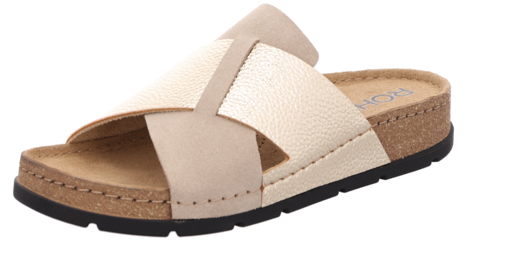 Rohde pantoffel beige eerste thumbnail