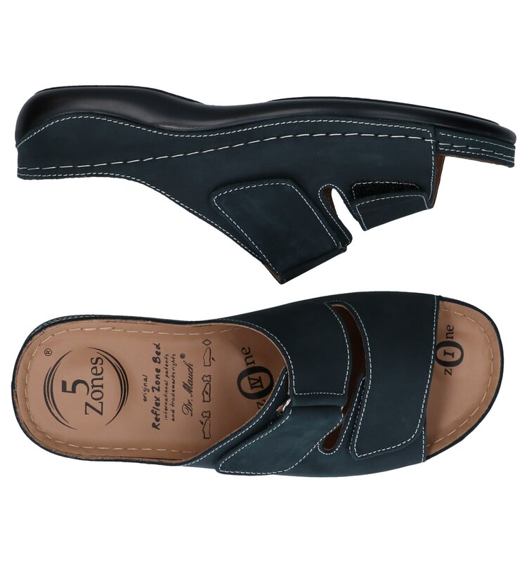 Dr mauch pantoffel blauw-photo-3