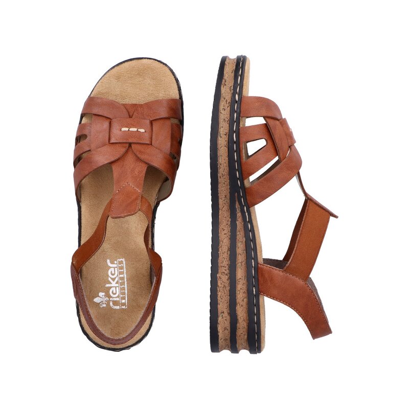 Rieker sandaal cognac-photo-5