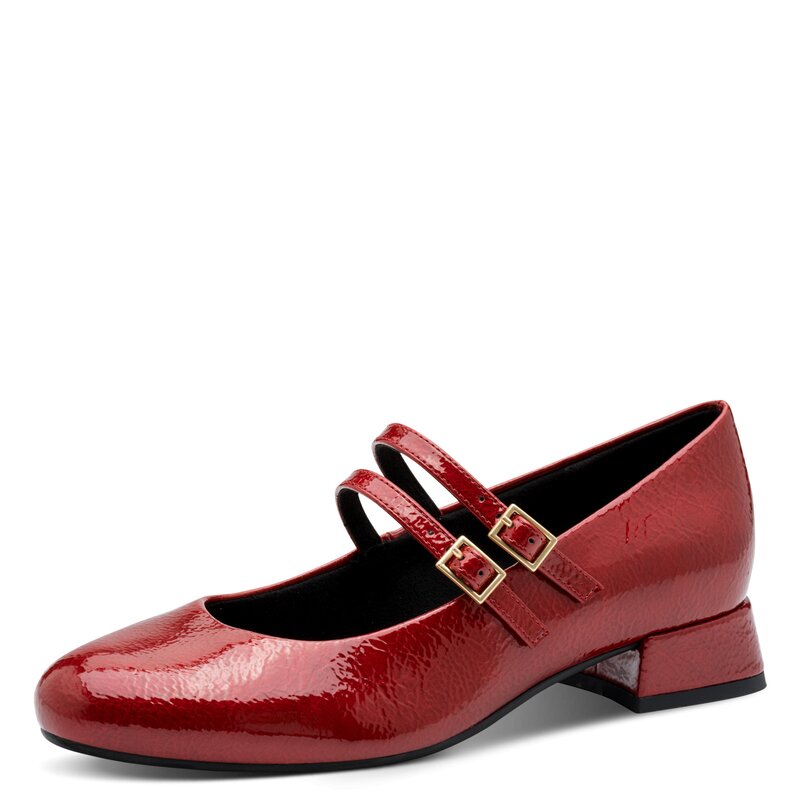 Marco tozzi ballerina rood-photo-3