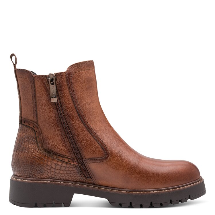 Tamaris botje cognac tweede thumbnail