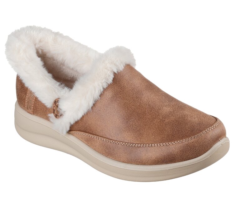 Skechers pantoffel cognac tweede thumbnail