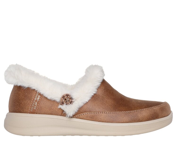 Skechers pantoffel cognac eerste thumbnail
