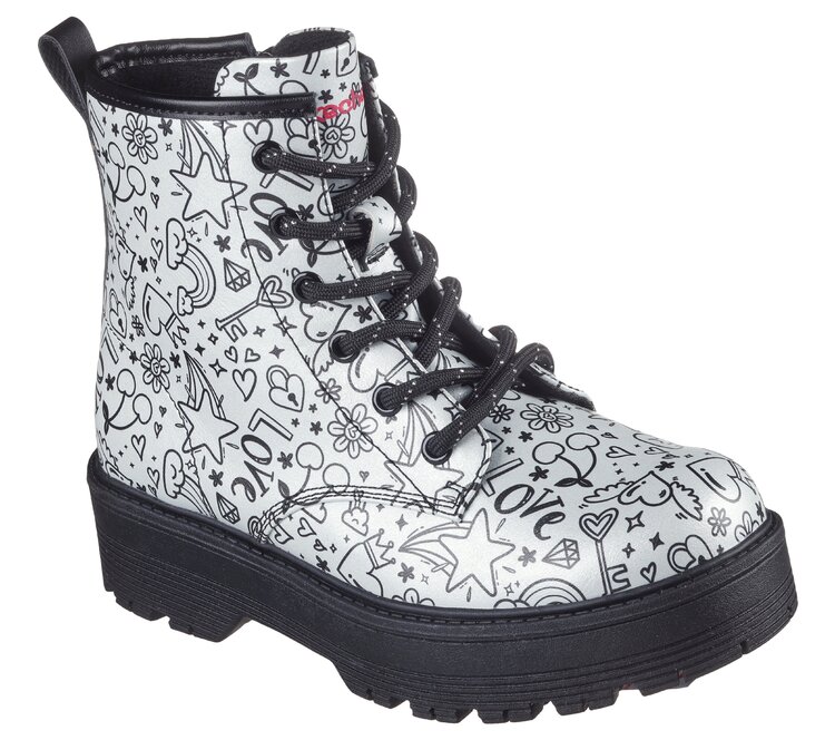 Skechers botje zilver tweede thumbnail