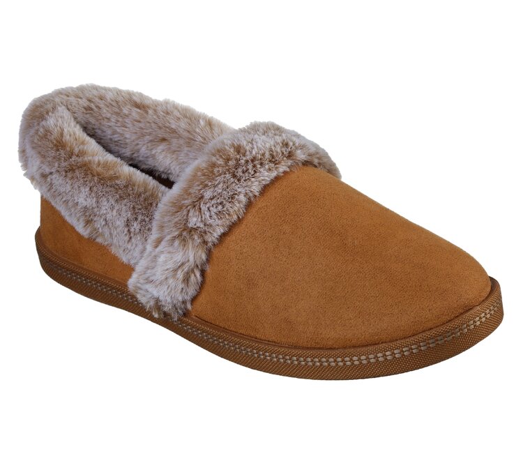 Skechers pantoffel cognac tweede thumbnail