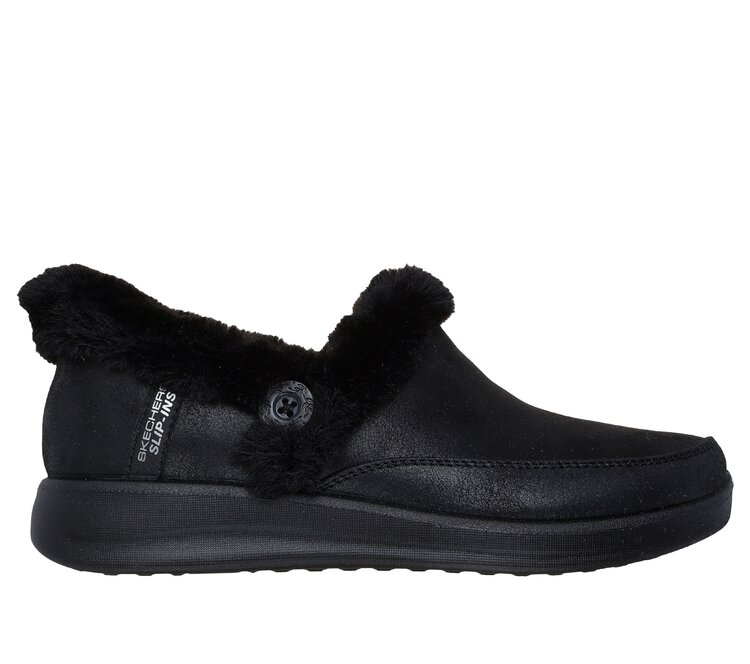 Skechers pantoffel zwart eerste thumbnail