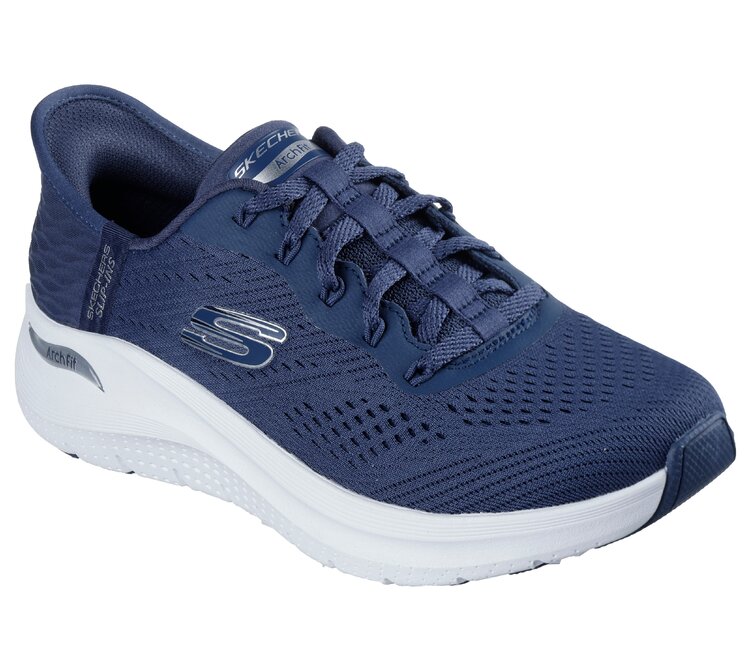 Skechers schoen blauw tweede thumbnail
