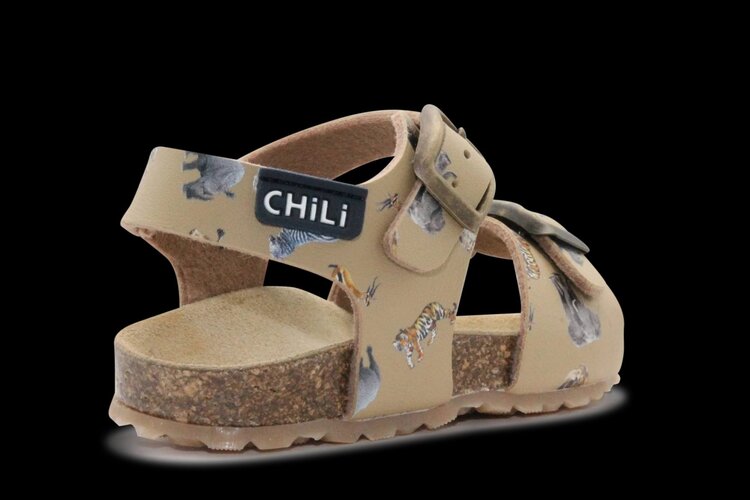 Chili sandaal beige tweede thumbnail