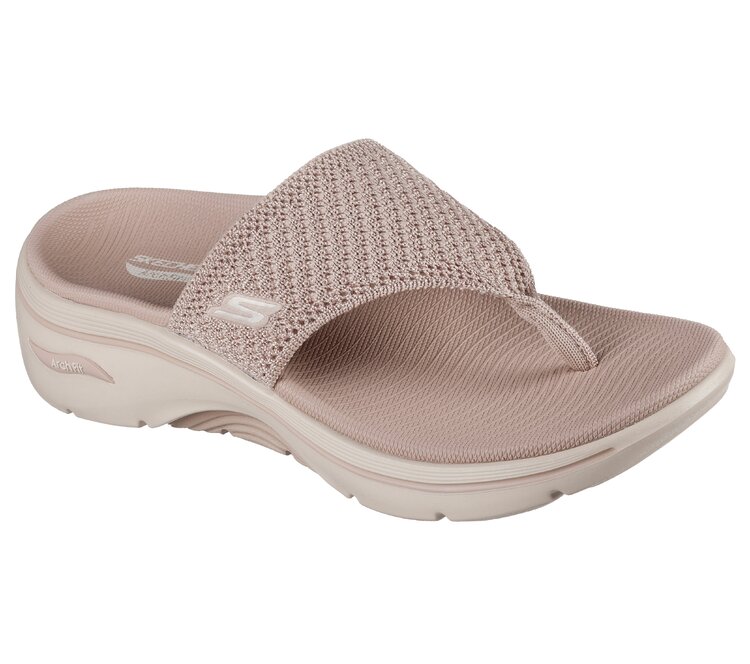 Skechers teenslipper beige tweede thumbnail
