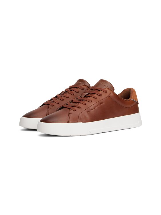 Tommy hilfiger schoen cognac tweede thumbnail