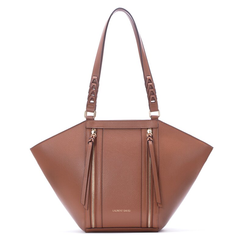 Laurent david handtassen cognac-photo-1