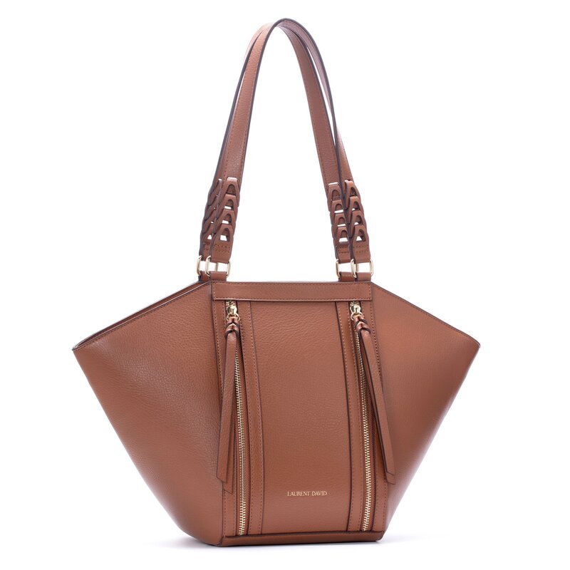 Laurent david handtassen cognac-photo-2