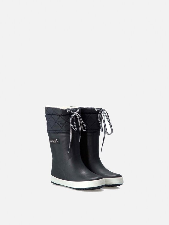Aigle rubber blauw tweede thumbnail