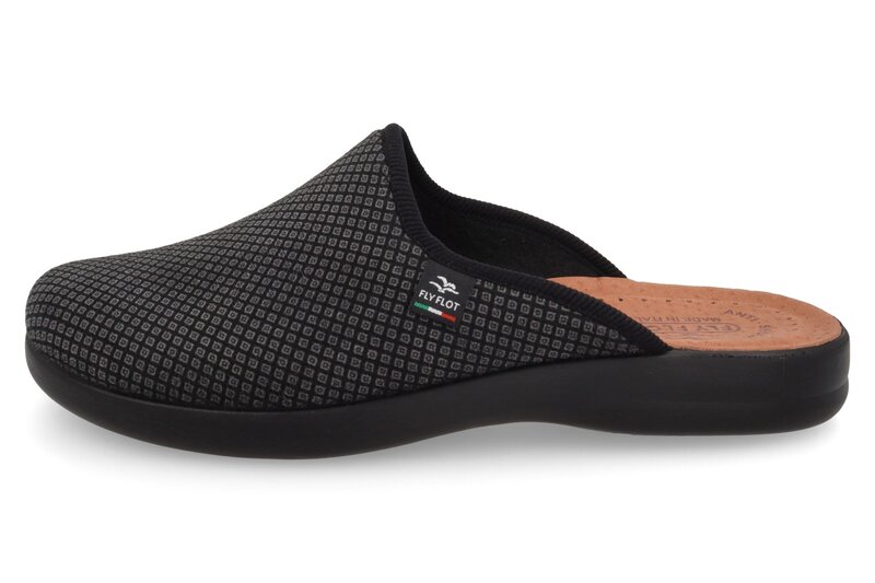 Fly flot pantoffel zwart-photo-1