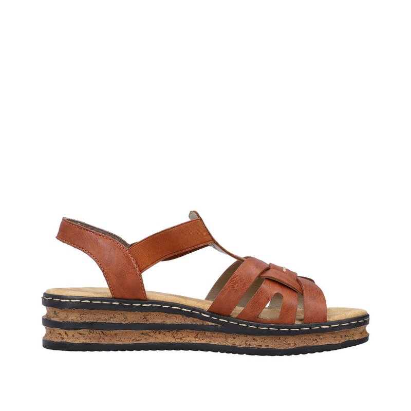 Rieker sandaal cognac-photo-3