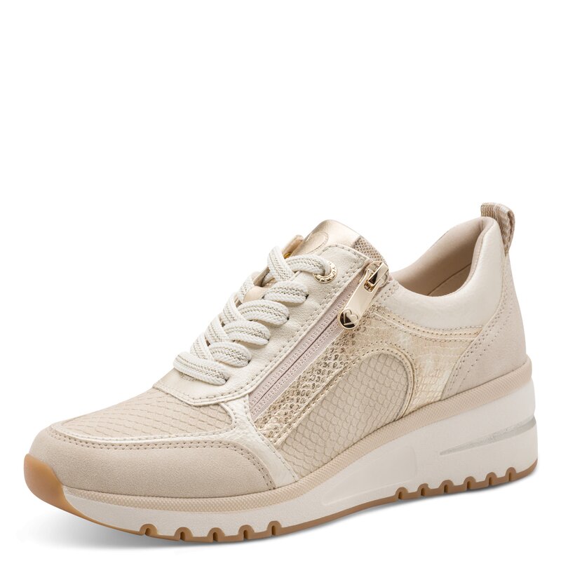 Marco tozzi schoen beige-photo-3